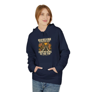 Hoodie Street HEAD HELD HIGH — From the Block to the Top · Mutu Likolo