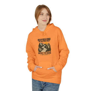 Hoodie Street HEAD HELD HIGH — Built to Rise · Mutu Likolo