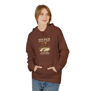 Hoodie Street TÊTE HAUTE — Je pousse quand même · Mutu Likolo