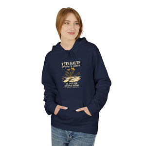 Hoodie Street TÊTE HAUTE — Je pousse quand même · Mutu Likolo