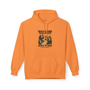 Hoodie Street HEAD HELD HIGH — Built to Rise · Mutu Likolo