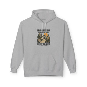 Hoodie Street HEAD HELD HIGH — Built to Rise · Mutu Likolo