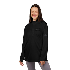 Pull à col zippé brodé TÊTE HAUTE — Quoi qu’il arrive · Ligne Active