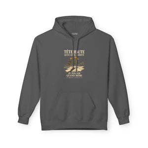 Hoodie Street TÊTE HAUTE — Je pousse quand même · Mutu Likolo