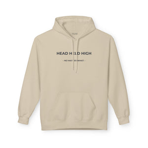 Hoodie HEAD HELD HIGH — No matter what · Mutu Likolo