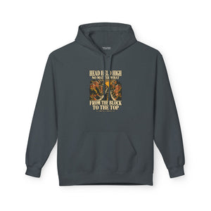 Hoodie Street HEAD HELD HIGH — From the Block to the Top · Mutu Likolo