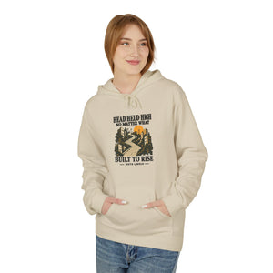 Hoodie Street HEAD HELD HIGH — Built to Rise · Mutu Likolo