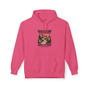 Hoodie Street HEAD HELD HIGH — Built to Rise · Mutu Likolo