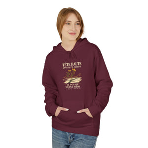 Hoodie Street TÊTE HAUTE — Je pousse quand même · Mutu Likolo
