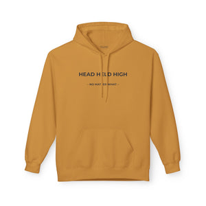 Hoodie HEAD HELD HIGH — No matter what · Mutu Likolo