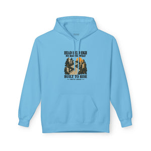 Hoodie Street HEAD HELD HIGH — Built to Rise · Mutu Likolo