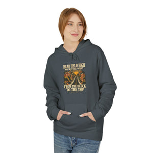 Hoodie Street HEAD HELD HIGH — From the Block to the Top · Mutu Likolo