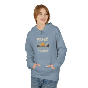 Hoodie Street TÊTE HAUTE — Le terrain change, la force reste · Mutu Likolo