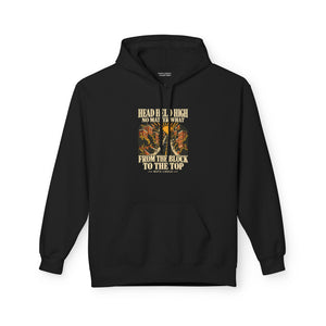 Hoodie Street HEAD HELD HIGH — From the Block to the Top · Mutu Likolo