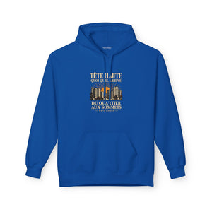 Hoodie Street TÊTE HAUTE — Du quartier aux sommets · Mutu Likolo