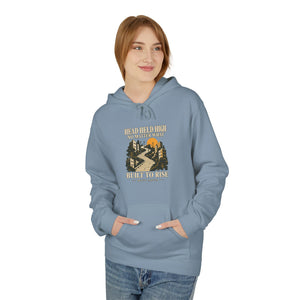 Hoodie Street HEAD HELD HIGH — Built to Rise · Mutu Likolo