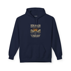 Hoodie Street TÊTE HAUTE — Le terrain change, la force reste · Mutu Likolo