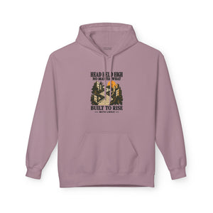 Hoodie Street HEAD HELD HIGH — Built to Rise · Mutu Likolo