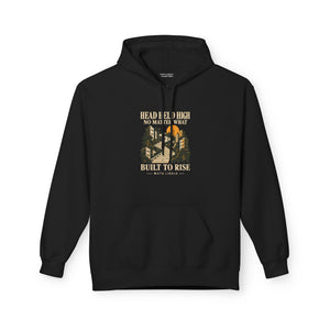 Hoodie Street HEAD HELD HIGH — Built to Rise · Mutu Likolo