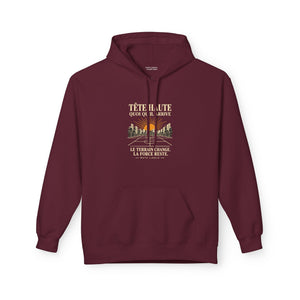 Hoodie Street TÊTE HAUTE — Le terrain change, la force reste · Mutu Likolo