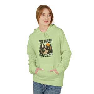 Hoodie Street HEAD HELD HIGH — Built to Rise · Mutu Likolo