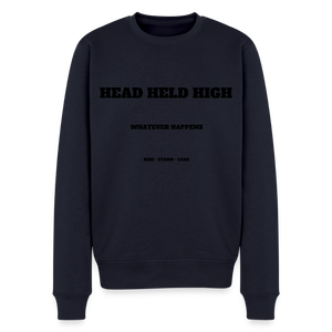 HEAD HELD HIGH — Bold Color Crewneck - bleu marine