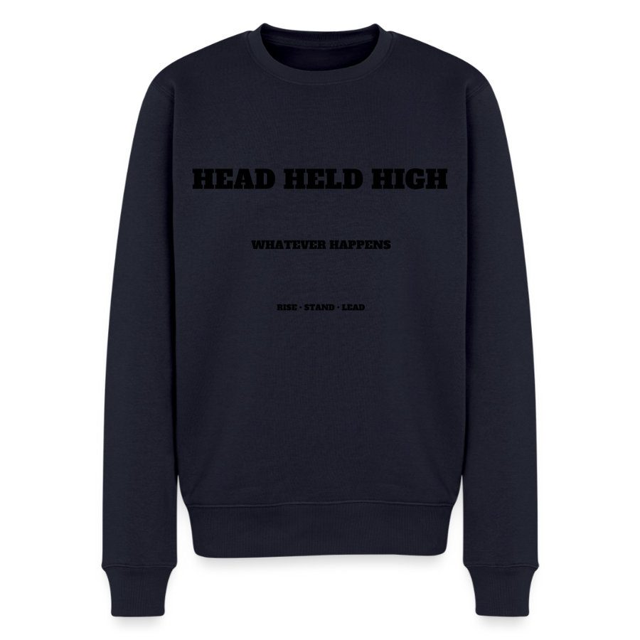 HEAD HELD HIGH — Bold Color Crewneck - bleu marine