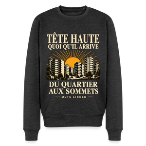 Sweat Street Tête haute — Du quartier aux sommets | Prise de Conscience - anthracite chiné