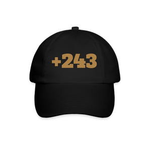 Casquette TÊTE HAUTE – Noir & Doré | Mutu Likolo - noir/noir