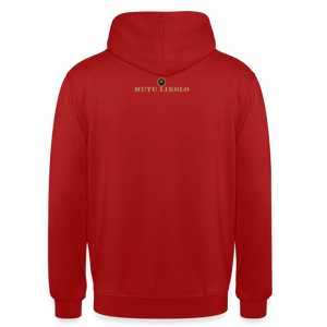Street Hoodie Head Held High — Built to Rise | Prise de Conscience - rouge