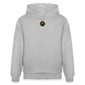 Sweat à capuche bio Mutu Likolo Unisexe - gris chiné