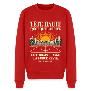 Sweat Street Tête haute — Le terrain change, la force reste | Prise de Conscience - rouge