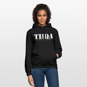 THQA Sweat-shirt à capuche unisexe - noir