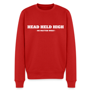 HEAD HELD HIGH — Bold Color Crewneck - rouge — technical 11