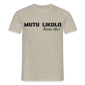 T-shirt Homme - beige sable