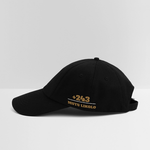Casquette TÊTE HAUTE – Noir & Doré | Mutu Likolo - noir/noir
