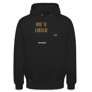 Mutu Likolo Signature — Hoodie unisexe noir - noir