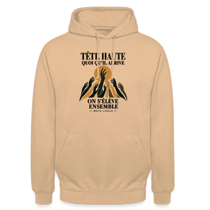 Hoodie Street Tête haute — On s’élève ensemble | Prise de Conscience - pêche