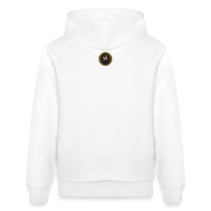 Sweat à capuche bio Mutu Likolo Unisexe - blanc