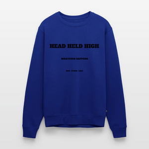 HEAD HELD HIGH — Bold Color Crewneck - bleu roi