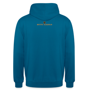 Street Hoodie Head Held High — Built to Rise | Prise de Conscience - bleu profond 