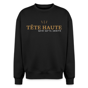 Sweat premium TÊTE HAUTE – Édition Élan - noir