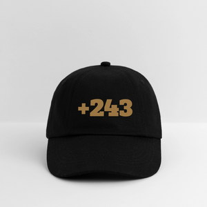 Casquette TÊTE HAUTE – Noir & Doré | Mutu Likolo - noir/noir