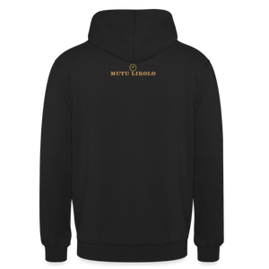 Hoodie Street Tête haute — Mon départ ne fixe pas ma destination | Prise de Conscience - noir
