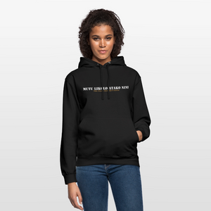 Sweat-shirt à capuche unisexe Mutu Likolo - noir