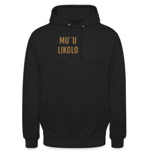 Mutu Likolo Signature — Hoodie unisexe noir - noir