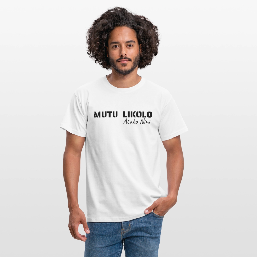 T-SHIRT MUTU LIKOLO – TÊTE HAUTE QUOI QU’IL ARRIVE (unisex)
