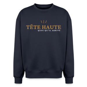 Sweat premium TÊTE HAUTE – Édition Élan - bleu marine