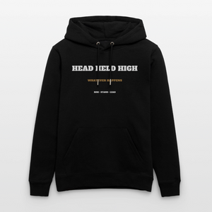 HEAD HELD HIGH — Essential Black Hoodie - noir