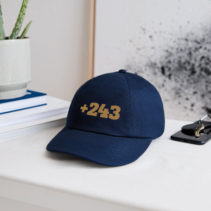 Casquette TÊTE HAUTE – Noir & Doré | Mutu Likolo - bleu/bleu